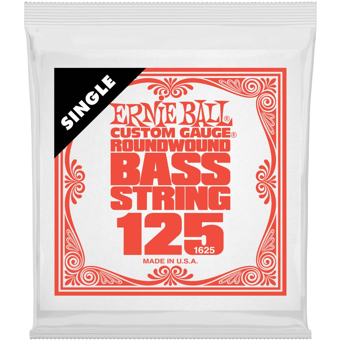 

ERNIE BALL Струна одиночная для бас-гитары 1625 Nickel Woud .125 ERNIE BALL