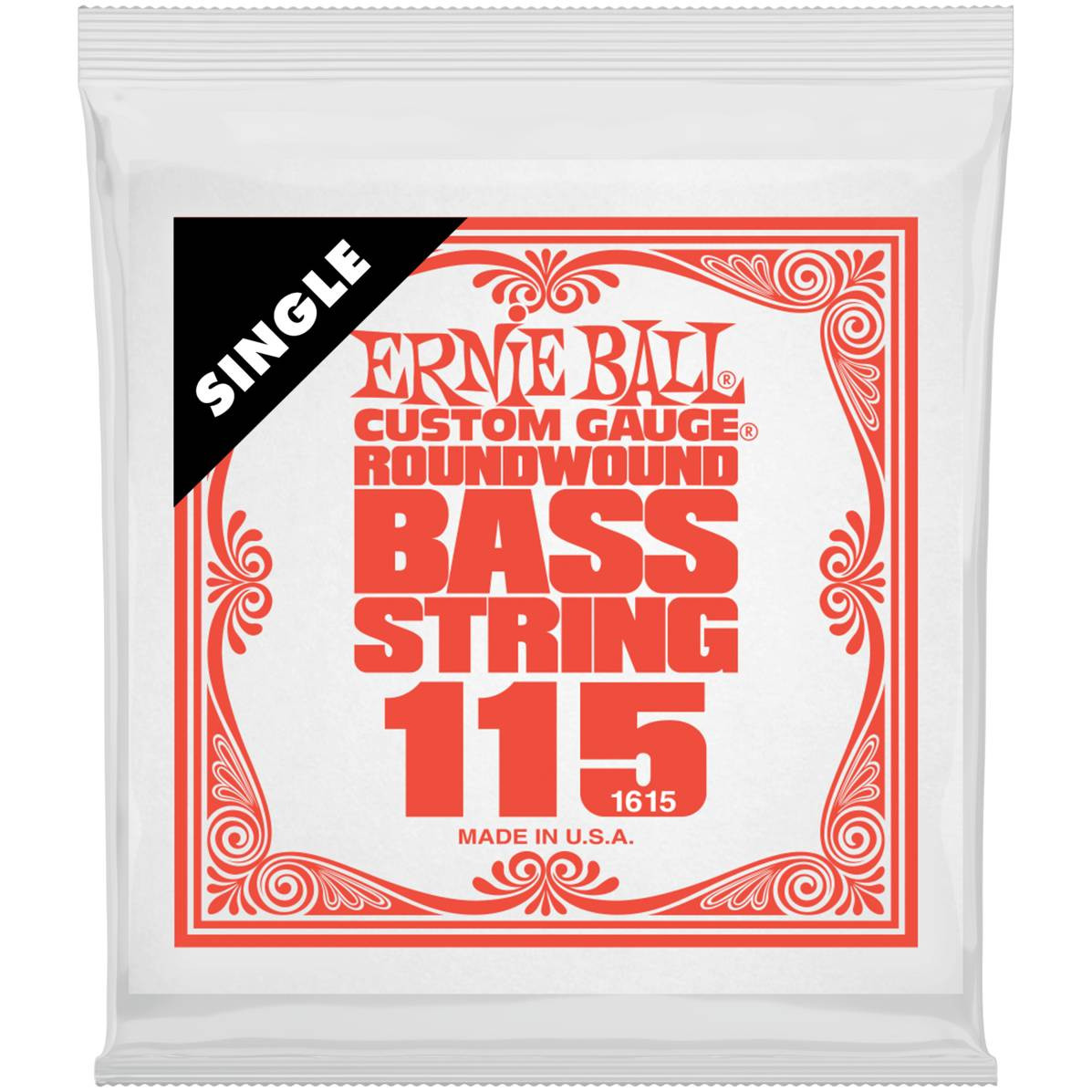 

ERNIE BALL Струна одиночная для бас-гитары 1615 Nickel Woud .115 ERNIE BALL