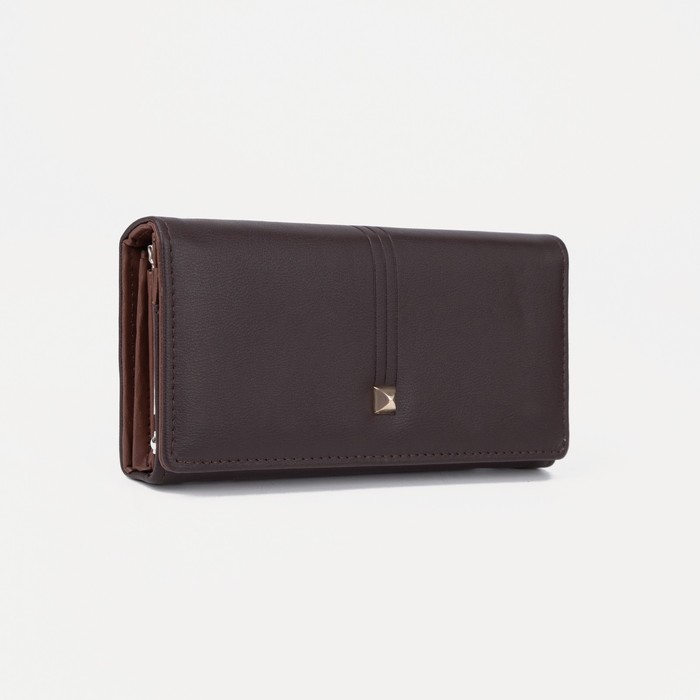 

Кошелек женский NoBrand 9353310, коричневый, 9353310