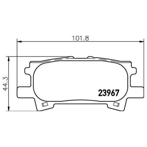 

Тормозные колодки HELLA PAGID/BEHR 8DB355028101