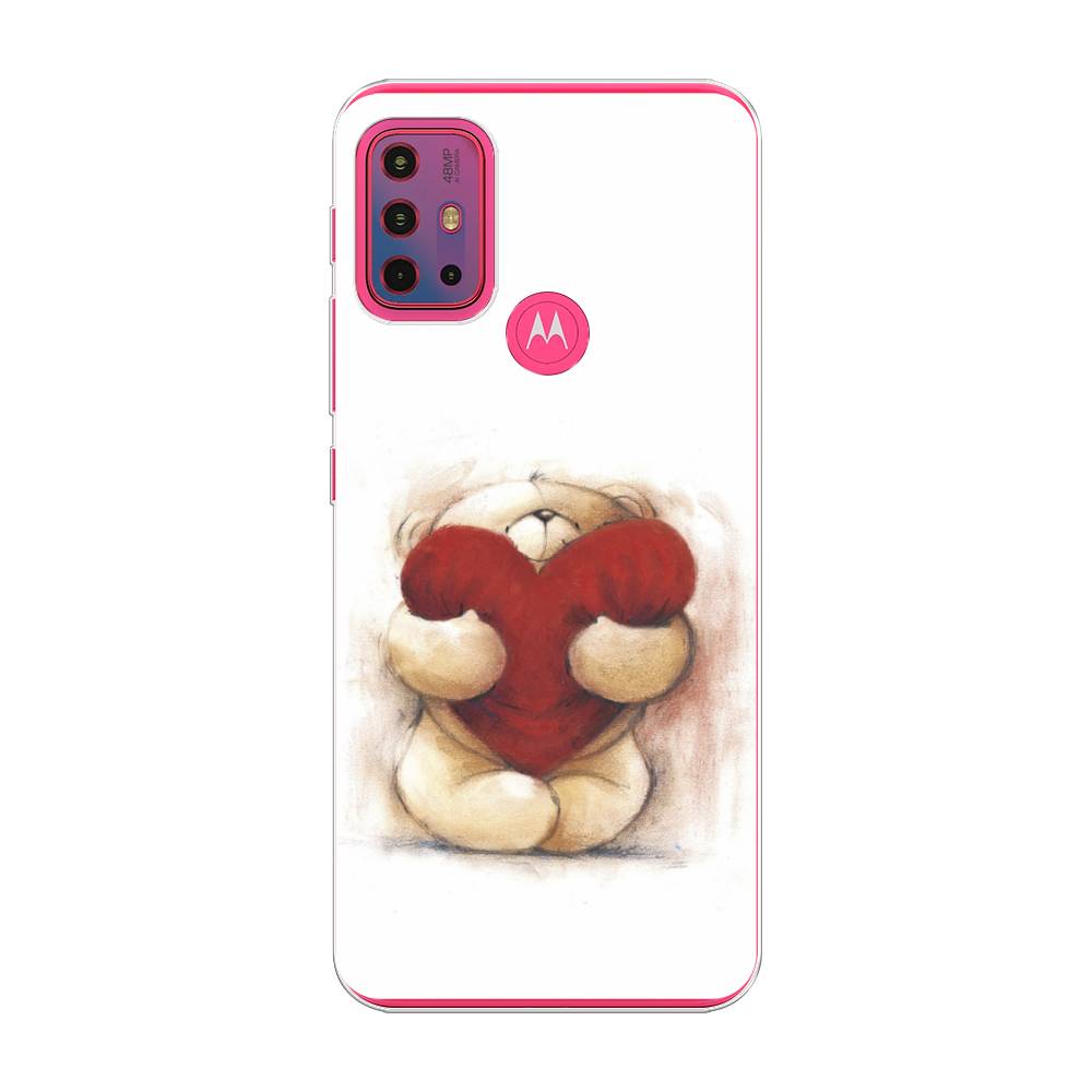 

Чехол Awog на Lenovo K13 Note/Motorola Moto G10/G20/G30 "Мишка с сердцем 1", Разноцветный, 242250-6