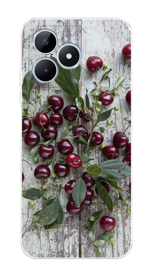 

Чехол на Realme C60 "Вишня", Бордовый;зеленый;серый, 2516550-1