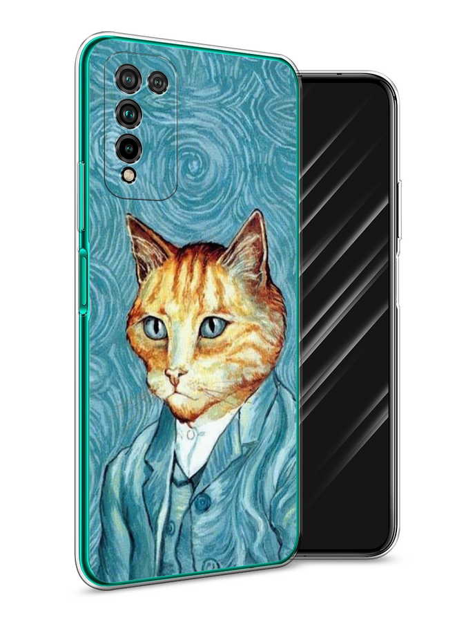 

Чехол Awog на Honor 10X Lite "Кот Ван Гог", Голубой;коричневый, 6104650-2