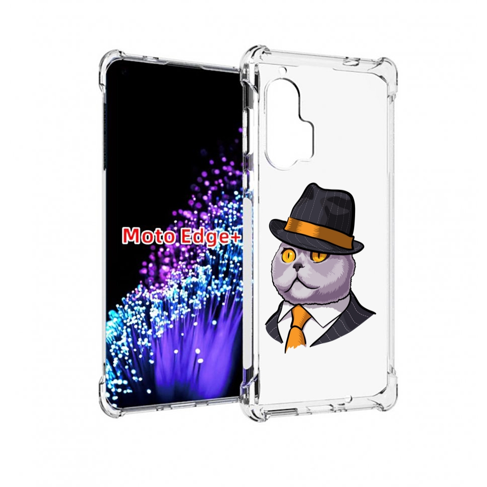 

Чехол MyPads британец для Motorola Edge+ Plus, Прозрачный, Tocco