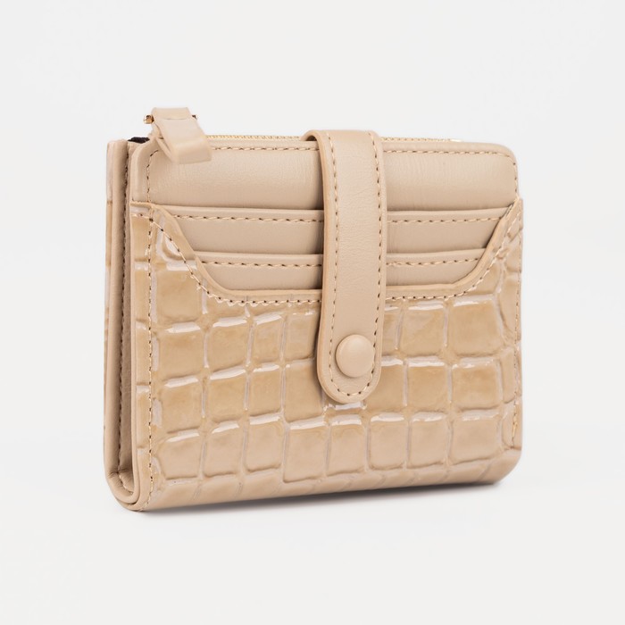 

Кошелек женский NoBrand 9278359, светло-бежевый, 9278359