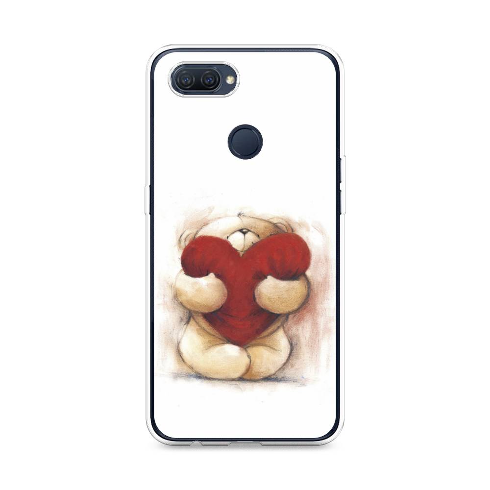 

Чехол Awog на Oppo A12 "Мишка с сердцем 1", Разноцветный, 253450-6