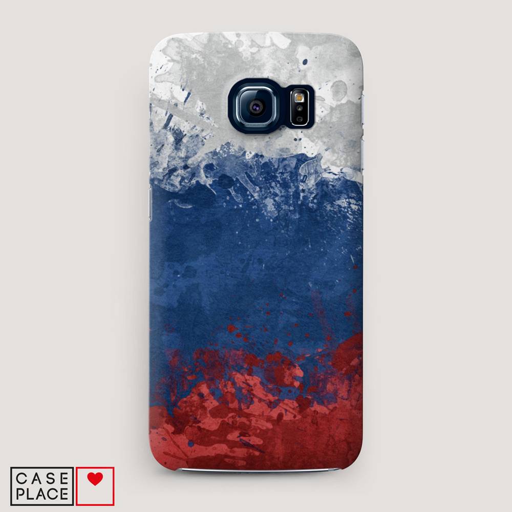 

Чехол Awog "Флаг России неровный" для Samsung Galaxy S6, 24320-4