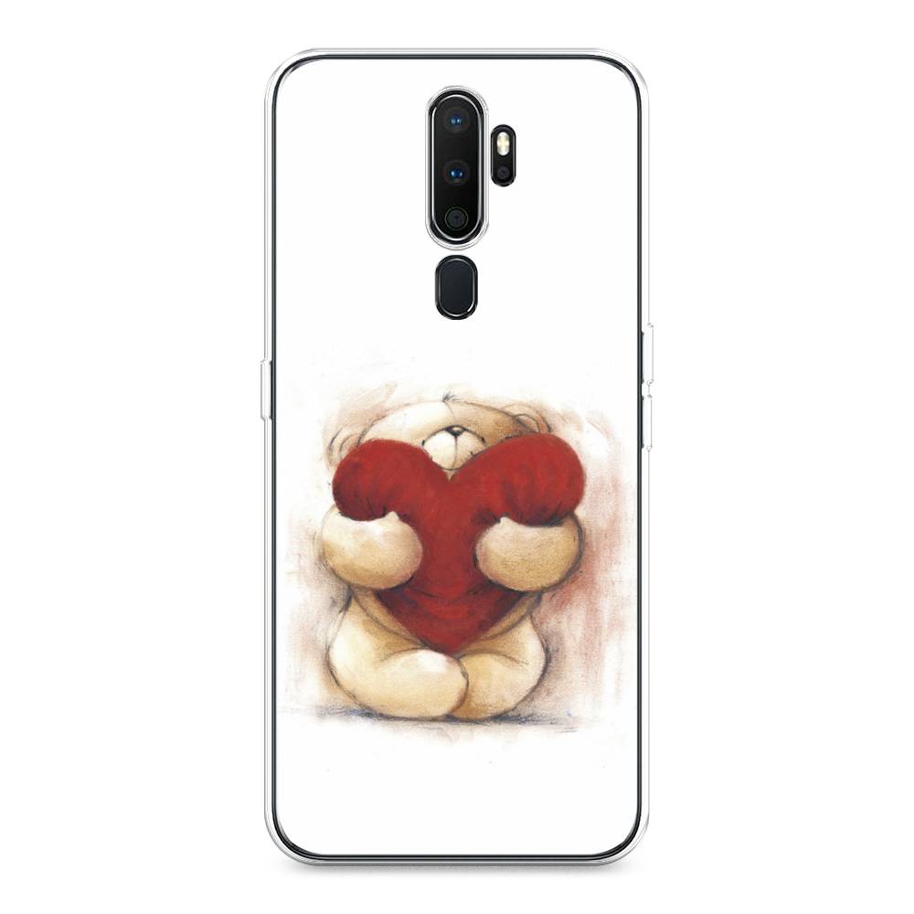 

Чехол Awog на Oppo A5/A9 2020 "Мишка с сердцем 1", Разноцветный, 251350-6