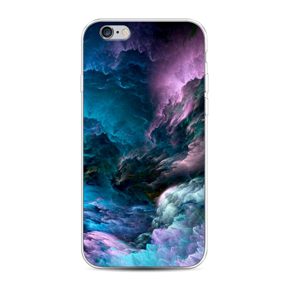 

Чехол на Apple iPhone 6 "Загадочное небо", Синий;фиолетовый, 0104S50-2
