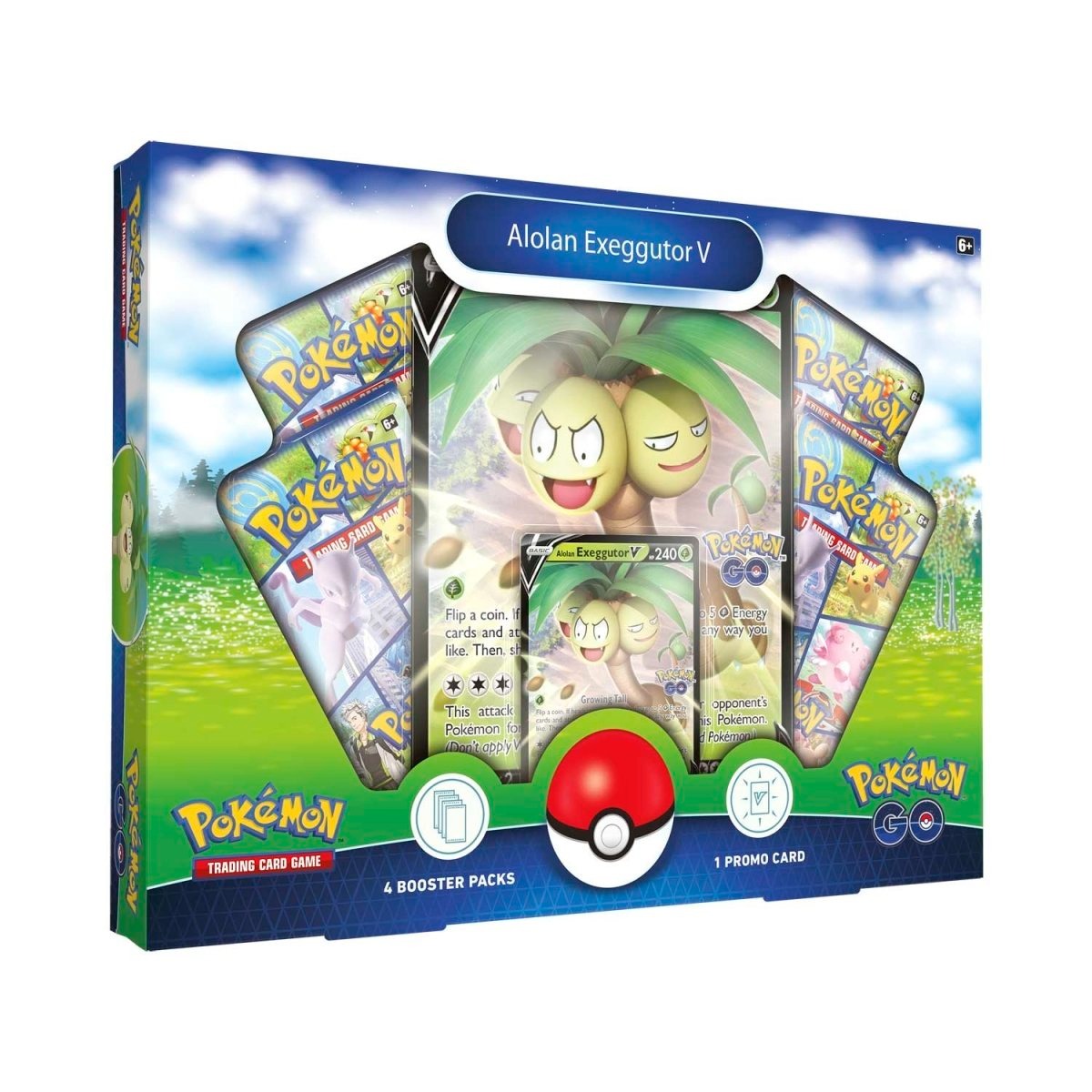 

Дополнение Nintendo для игры Покемон ККИ: Pokemon GO Collection Alolan Exeggutor V англ., Alolan Exeggutor V