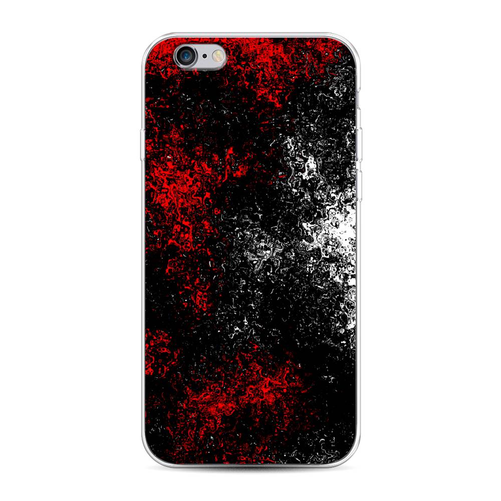 

Чехол на Apple iPhone 6 "Монотипия", Красный;черный;белый, 0104S50-3