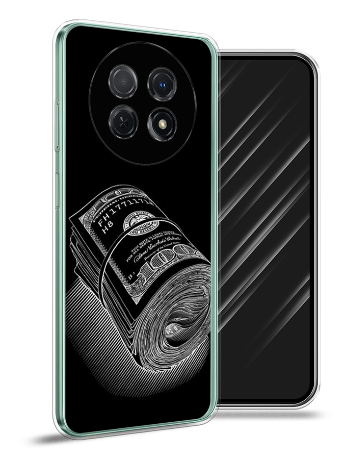 

Чехол Awog на Huawei Nova Y91 "Кубышка денег", Черный;серебристый, 6121650-5