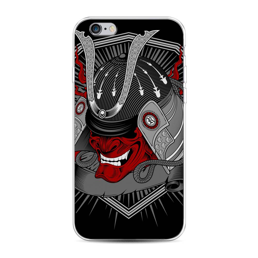 

Чехол на Apple iPhone 6 "Красная маска самурая", Белый;красный;черный, 0104S50-4