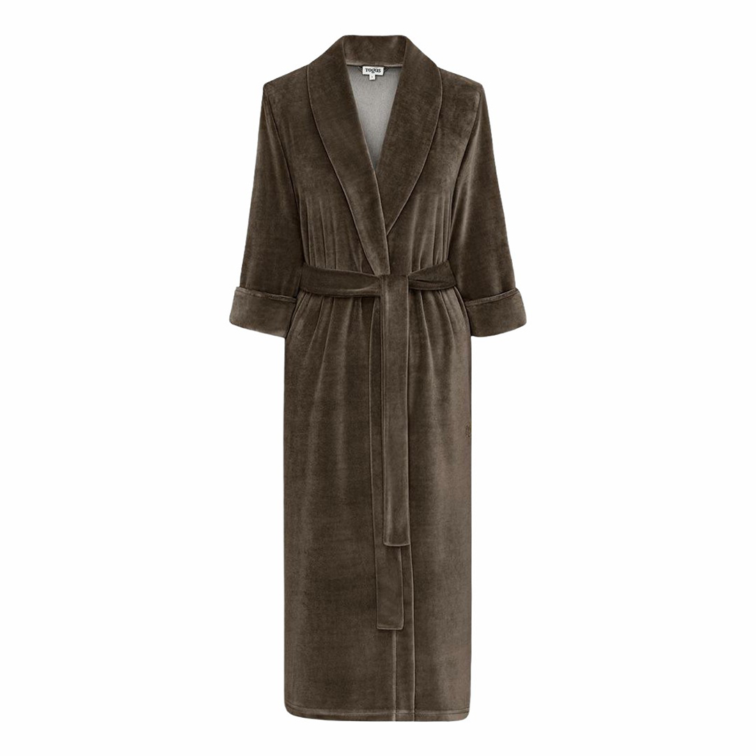 

Халат женский Togas коричневый 2XL