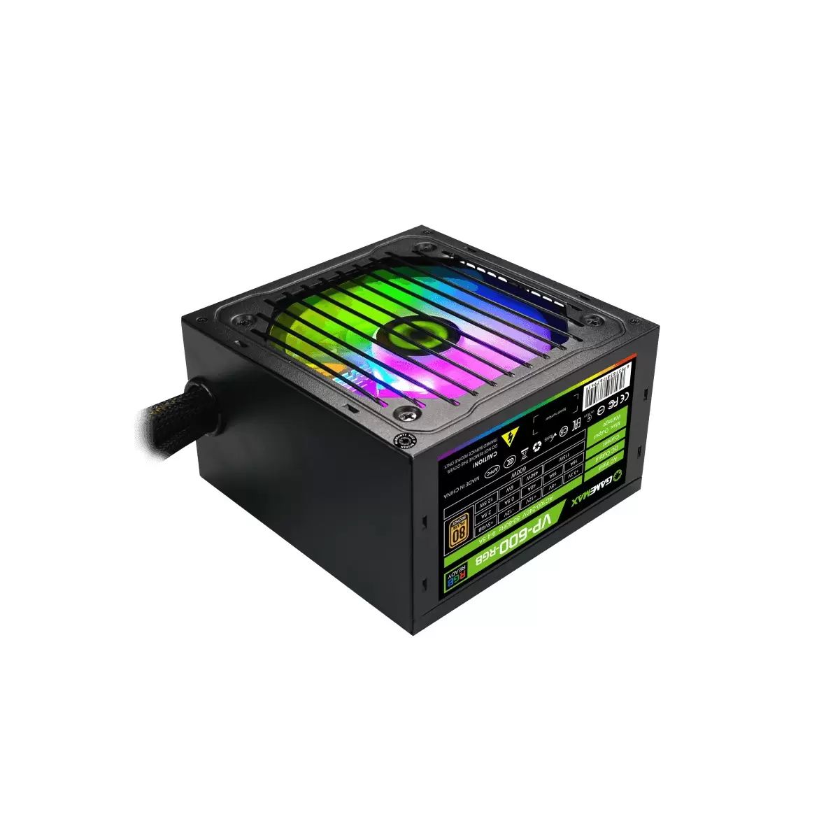 

Блок питания GameMax 600W (VP-600), Черный