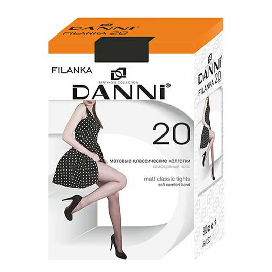 

Колготки женские DANNI черные 4
