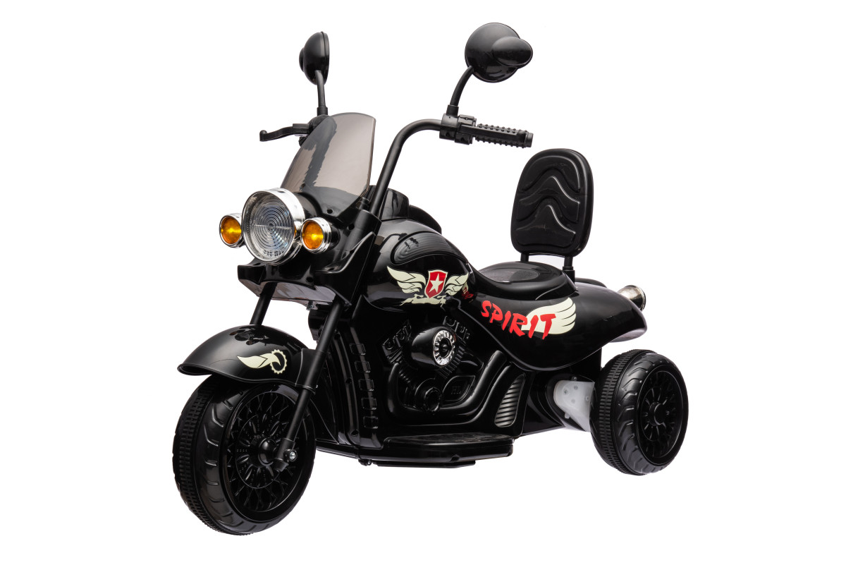 Детский трицикл чоппер Harley 12V HL800-BLACK