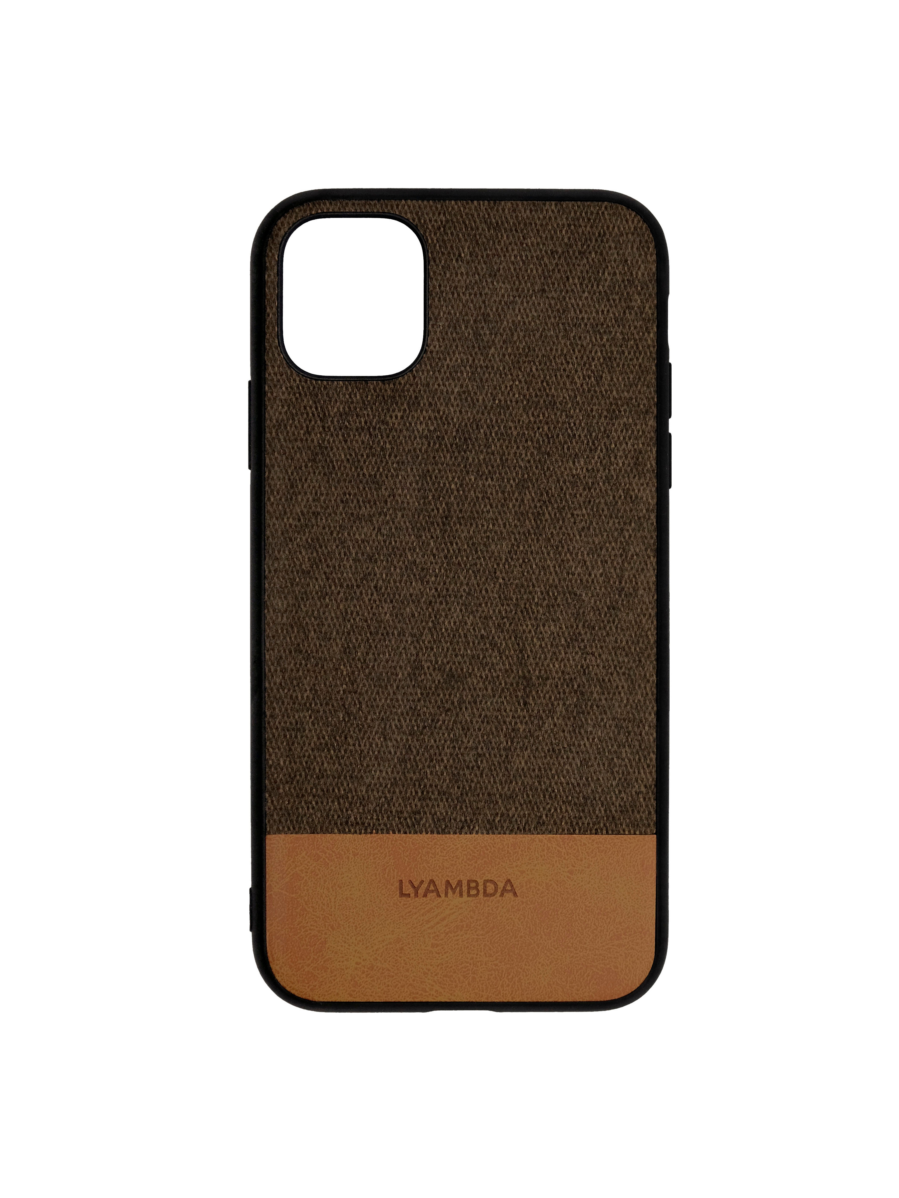 фото Чехол lyambda calypso для iphone 12 mini (la03-1254-br) brown