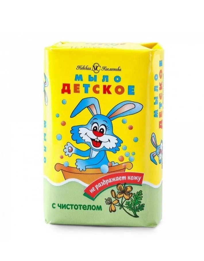 

Мыло Детское Невская Косметика TKT4600697101583s6 Чистотел 90 г 6 шт, 4600697101583