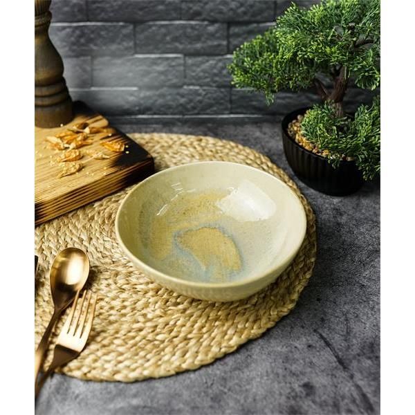 

Салатник Porland Stoneware Pearl, 17,5 см., каменная керамика, Желтый