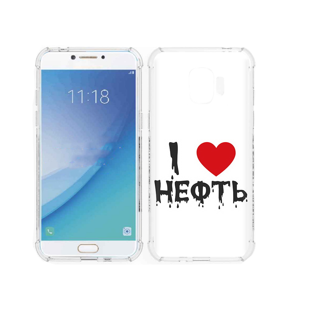 

Чехол MyPads Tocco для Samsung Galaxy J2 Pro (2018) нефть (PT226925.585.522), Прозрачный, Tocco