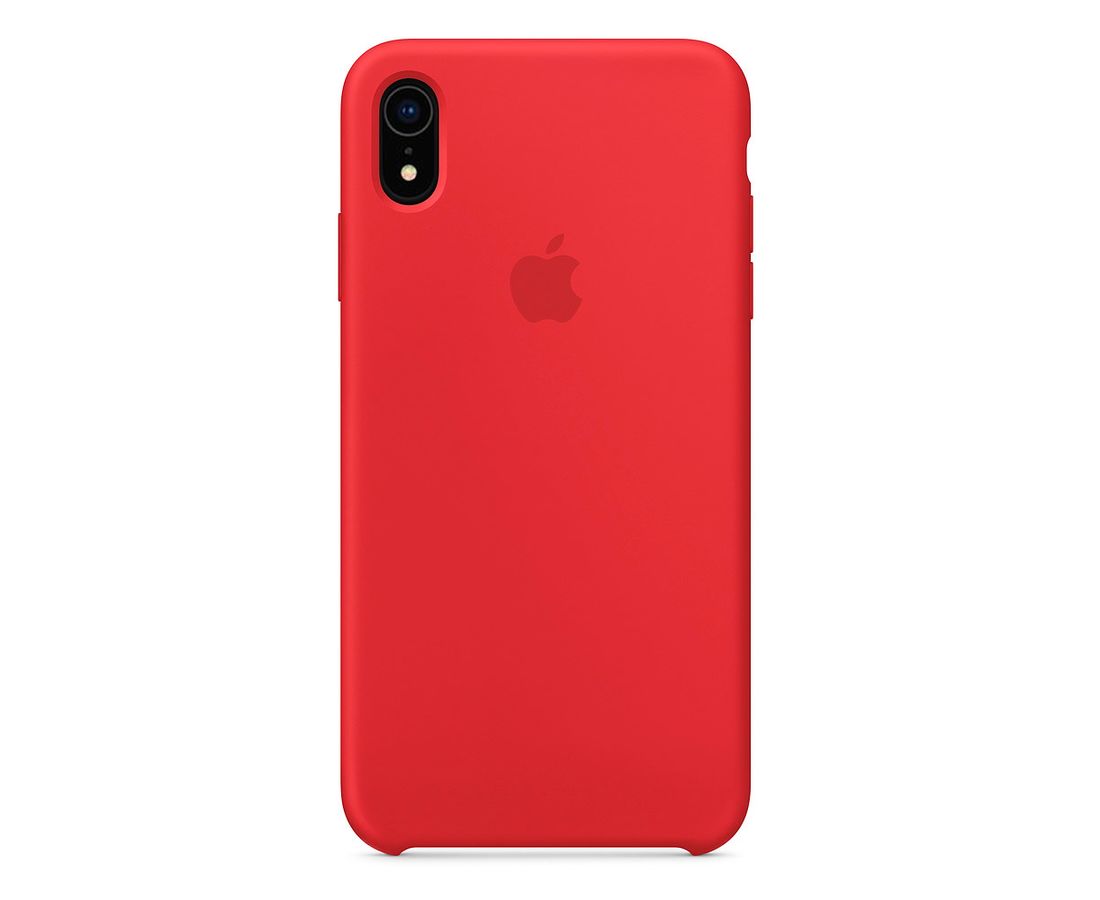 Чехол для Apple iPhone Xr Silicone Case (Красный)