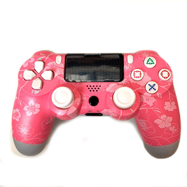 

Геймпад NoBrand для Playstation 4 Pink Flower (Не оригинал), Белый;розовый