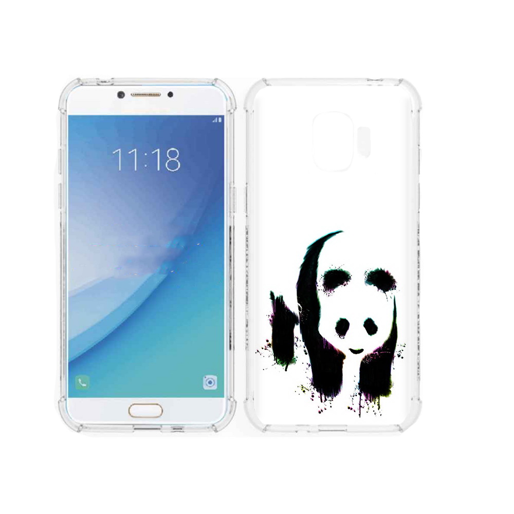 

Чехол MyPads Tocco для Samsung Galaxy J2 Pro (2018) панда в акварели (PT226925.585.532), Прозрачный, Tocco