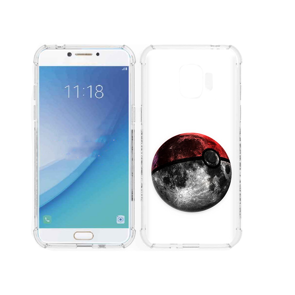

Чехол MyPads Tocco для Samsung Galaxy J2 Pro (2018) планета покебол (PT226925.585.543), Прозрачный, Tocco