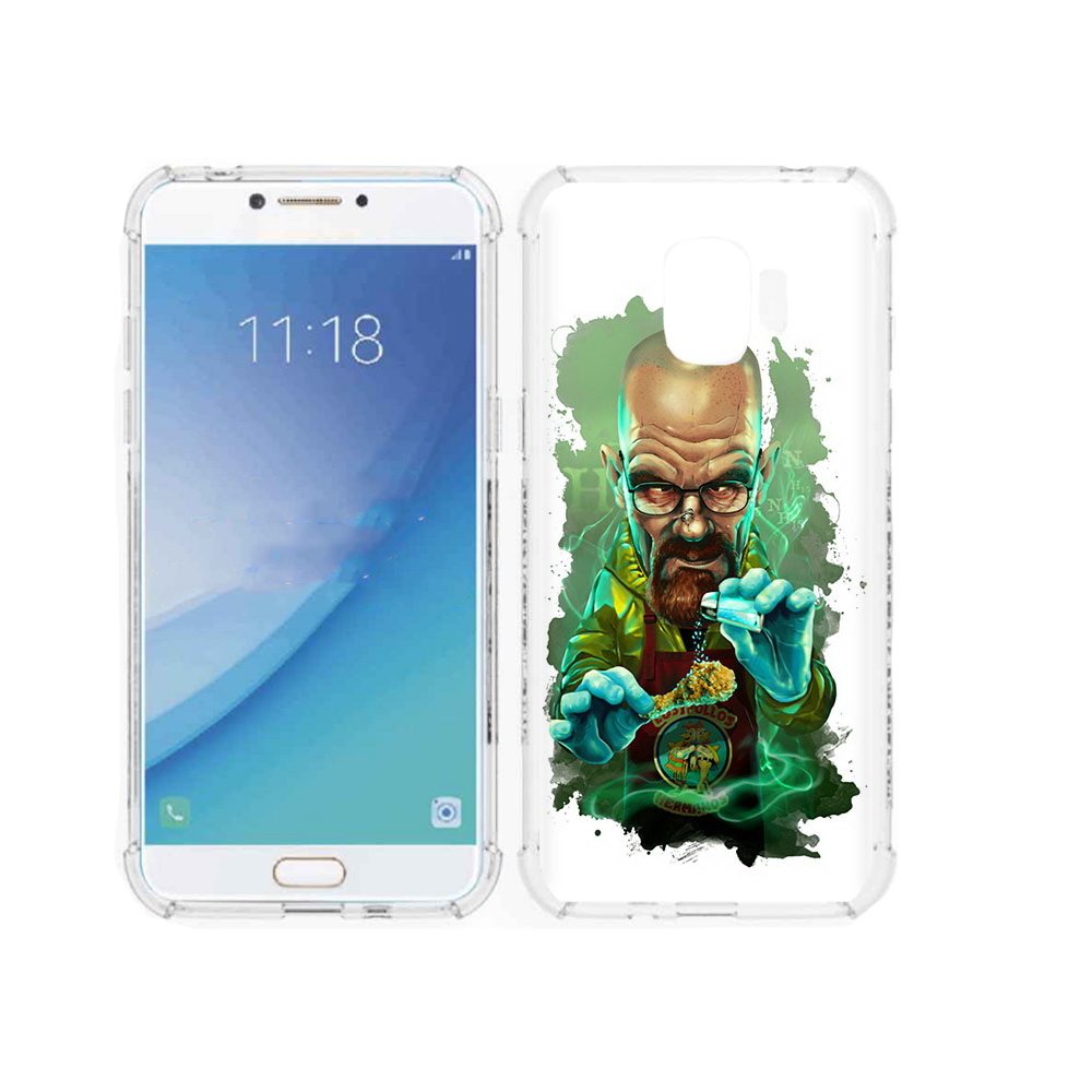 

Чехол MyPads Tocco для Samsung Galaxy J2 Pro (2018) повар (PT226925.585.546), Прозрачный, Tocco