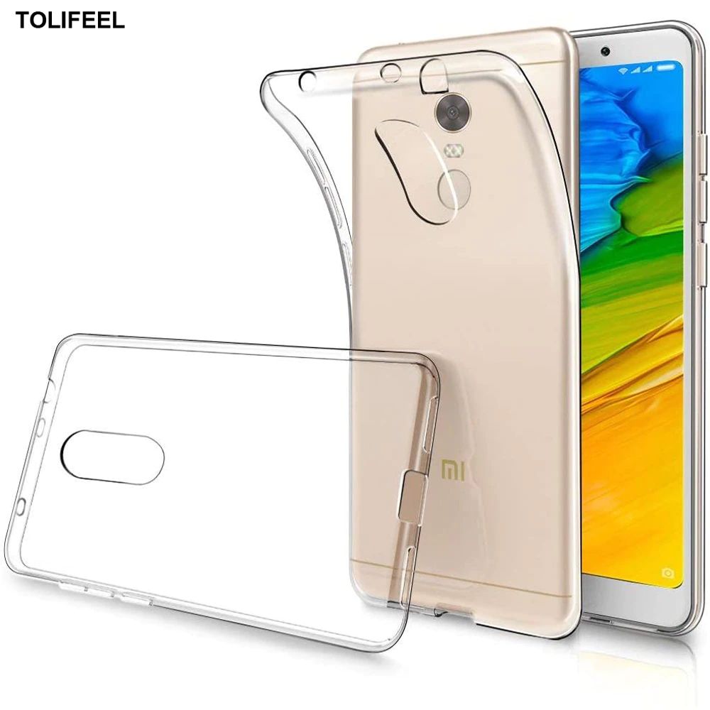 

Чехол для Xiaomi RedMi 5 Plus CASEGURU силиконовый (накладка)(101744), Прозрачный