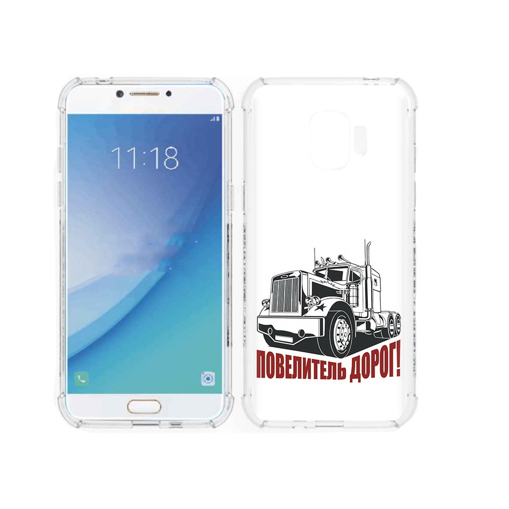 

Чехол MyPads Tocco для Samsung Galaxy J2 Pro (2018) повелитель дорог (PT226925.585.547), Прозрачный, Tocco