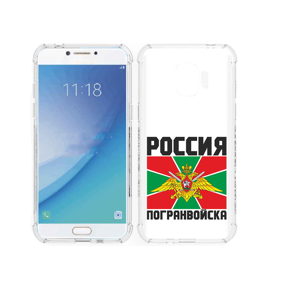 

Чехол MyPads Tocco для Samsung Galaxy J2 Pro (2018) погранвойска (PT226925.585.548), Прозрачный, Tocco