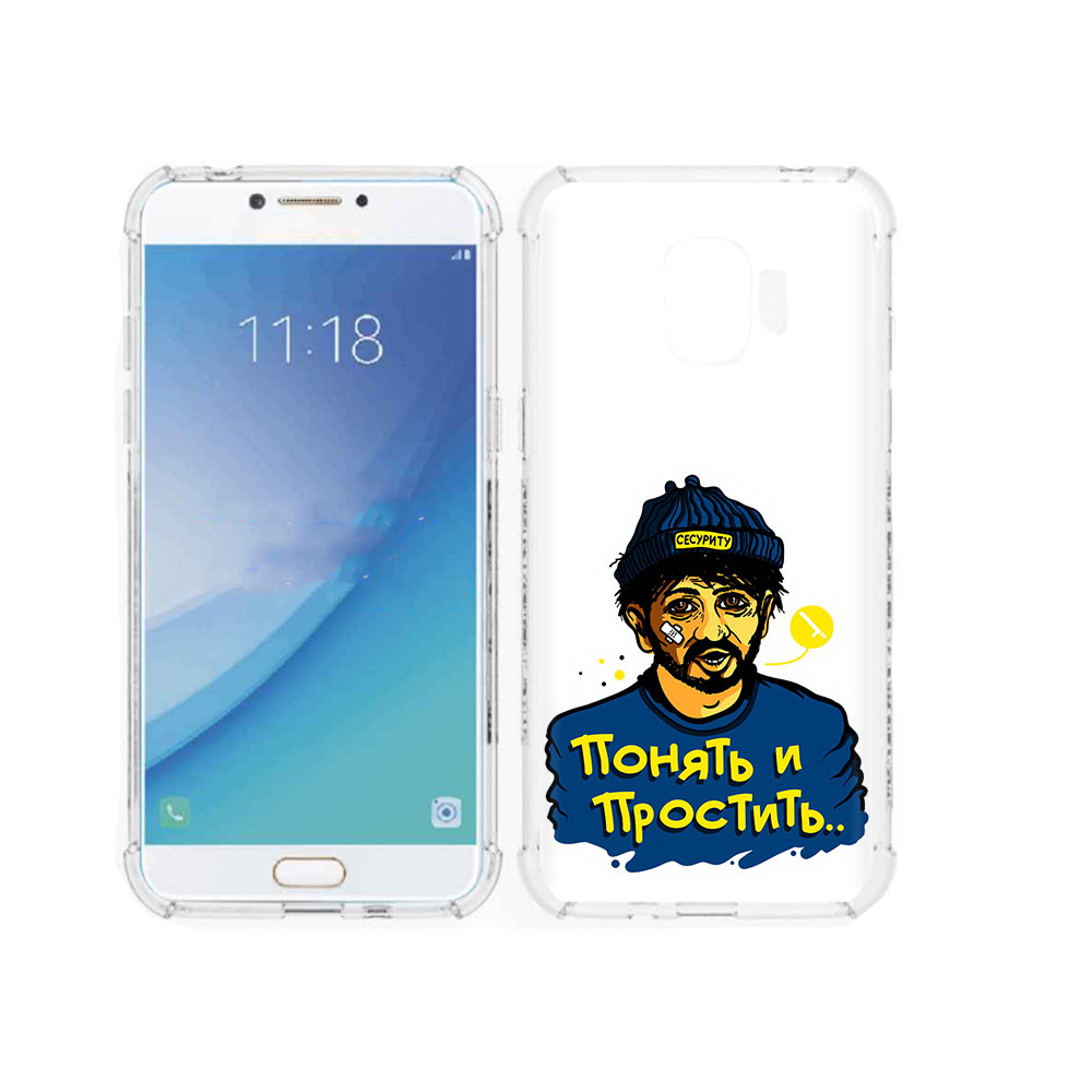 

Чехол MyPads Tocco для Samsung Galaxy J2 Pro (2018) понять и простить (PT226925.585.550), Прозрачный, Tocco