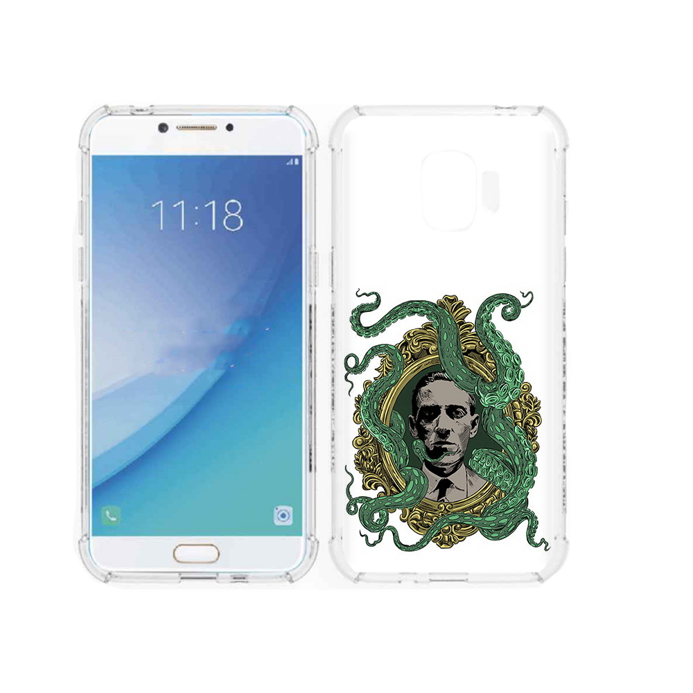 

Чехол MyPads Tocco для Samsung Galaxy J2 Pro (2018) портрет с кракеном (PT226925.585.552), Прозрачный, Tocco