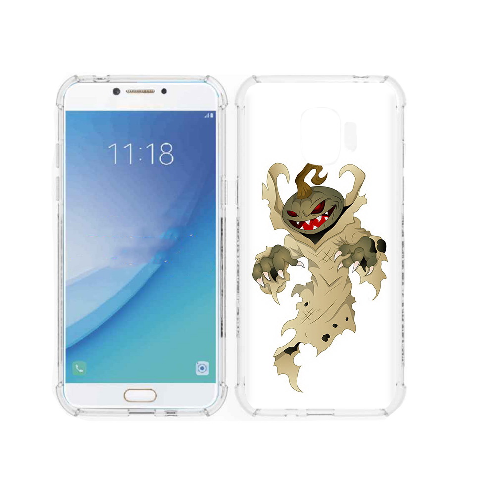 

Чехол MyPads Tocco для Samsung Galaxy J2 Pro (2018) призрак хэллоуина (PT226925.585.555), Прозрачный, Tocco