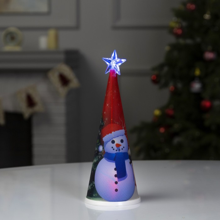 

Световое панно Luazon Lighting Снеговик 7706048 разноцветный/RGB, Снеговик