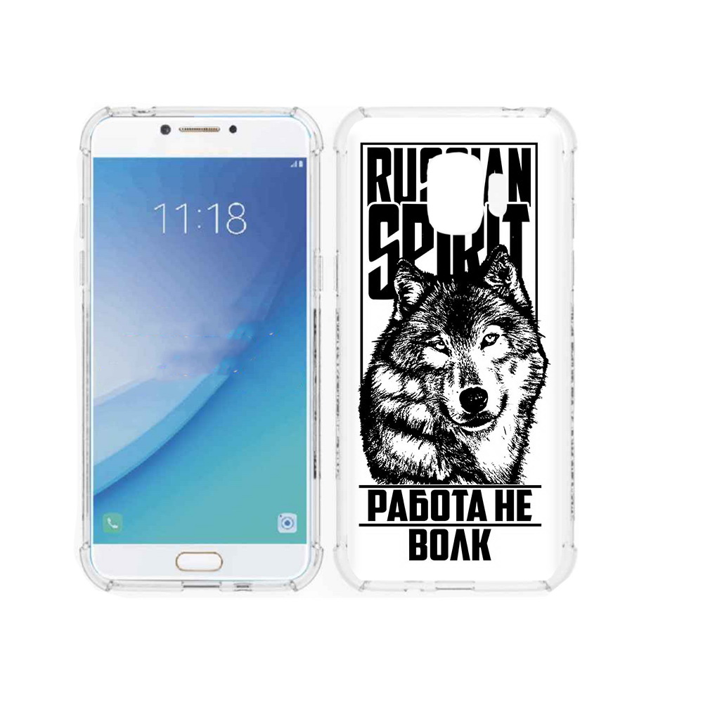 Чехол MyPads Tocco для Samsung Galaxy J2 Pro (2018) работа не волк (PT226925.585.564)