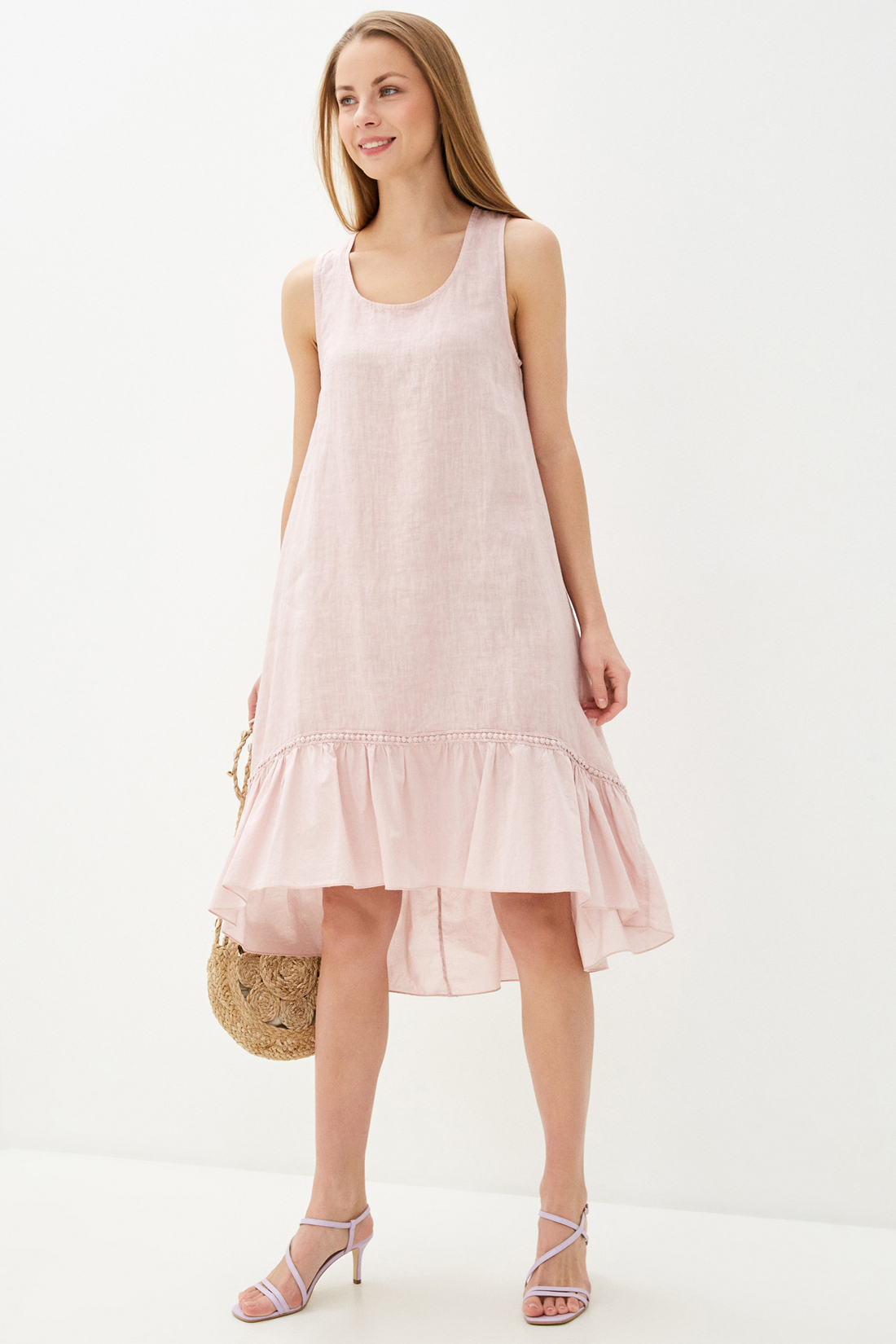 

Платье-сарафан женское Baon B450105 розовое M, B450105