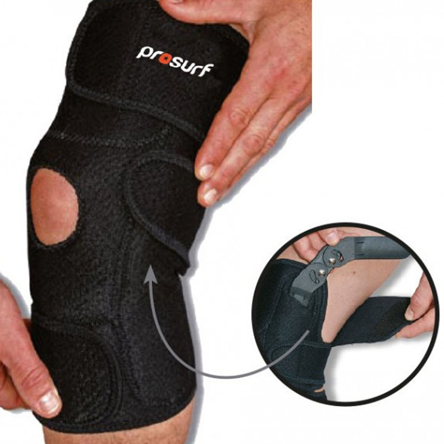 

Защита Колена Prosurf Knee Stabilizer With Splints, Черный, Knee Stabilizer