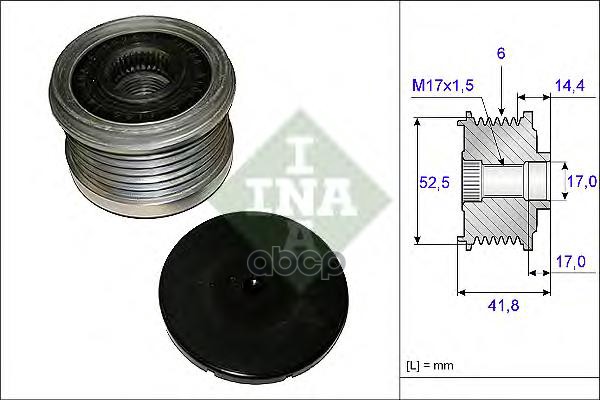 

Обгонный шкив генератора Ina 535014710