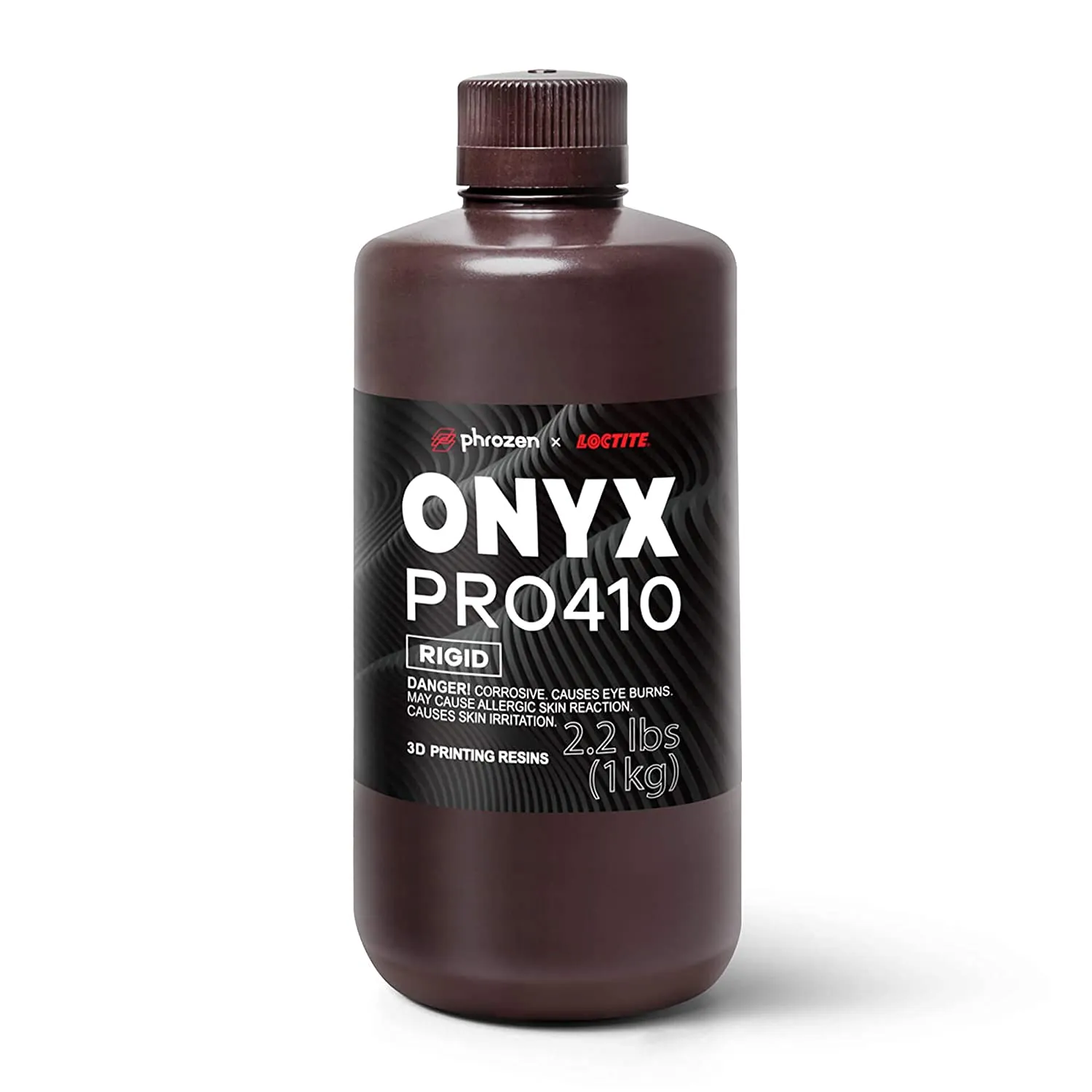 

Фотополимерная смола Phrozen Onyx Rigid 410, черная, 1 кг.