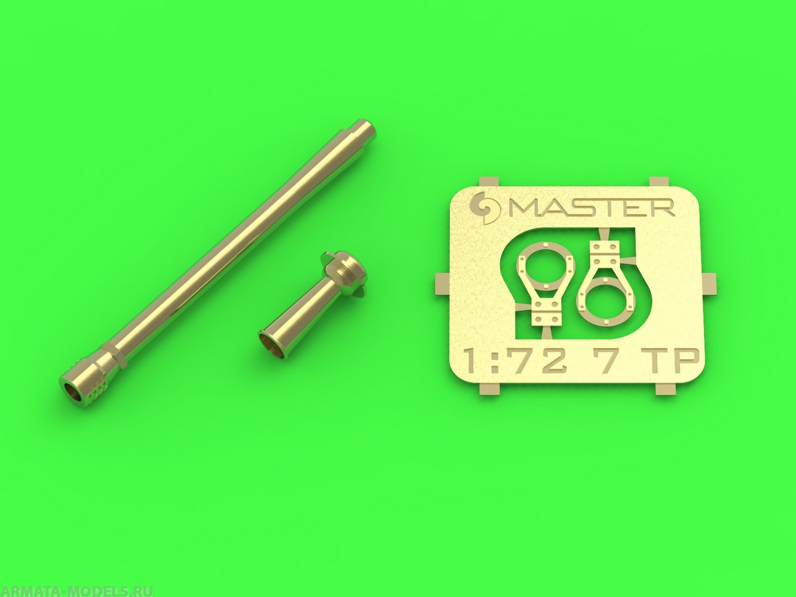 

GM-72-008 Польский легкий танк 7TP - 37-мм пушка Bofors wz.36 со стволом и сигнальным рожк