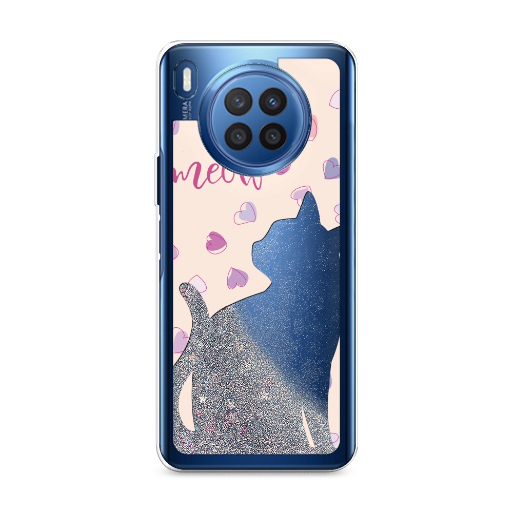 

Чехол Awog на Huawei Nova 8i/Honor 50 lite "Прозрачный кот", Разноцветный, 6106391-1