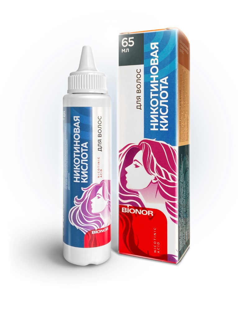 Никотиновая кислота для волос Bionor 65 мл