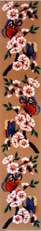 Канва жесткая с рисунком 45.253 Бабочки