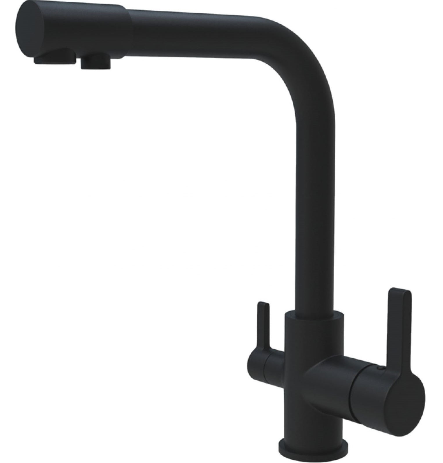 

Смеситель KONNER "STICK" для кухни для фильтра воды черный STK1201BK