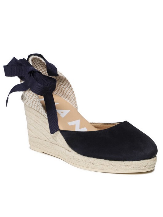 Эспадрильи женские Manebi Low Wedge Espadrilles M 1.5 WL синие 41 EU