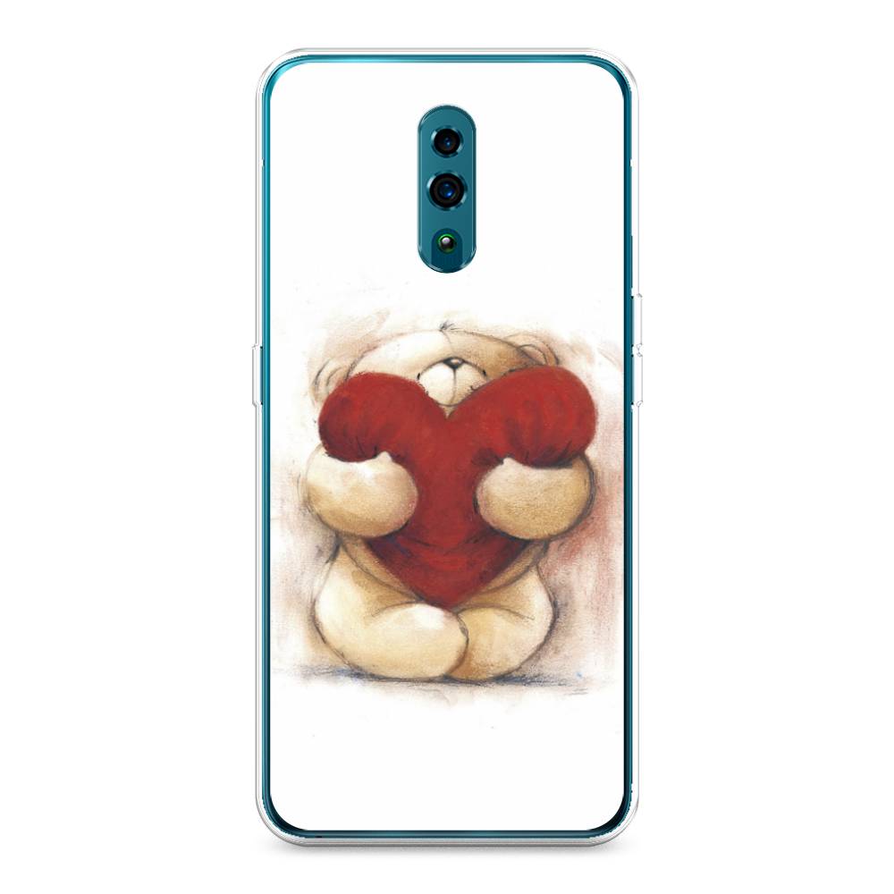 

Чехол Awog на Oppo Reno "Мишка с сердцем 1", Разноцветный, 250750-6