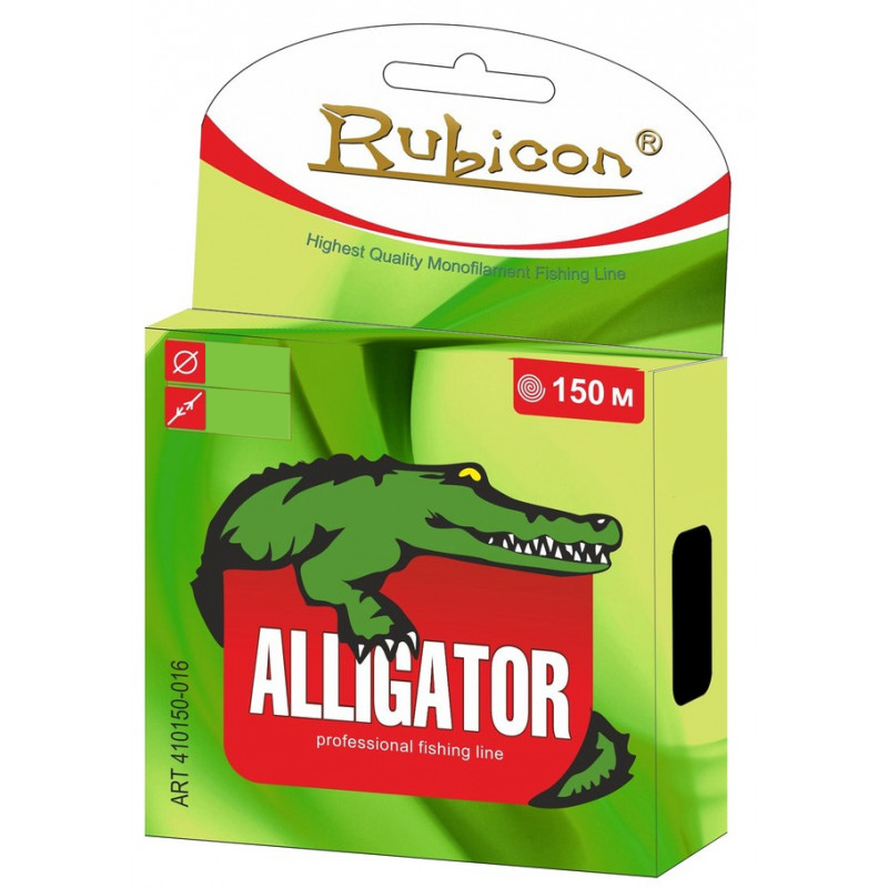 фото Rubicon леска монофильная rubicon alligator 150m (зеленый) d=0,28mm